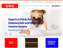 Tablet Screenshot of desertwomenscare.com